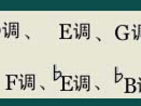 五线谱教程笔记—— 第八章 调及调的关系3、音阶名称 调号